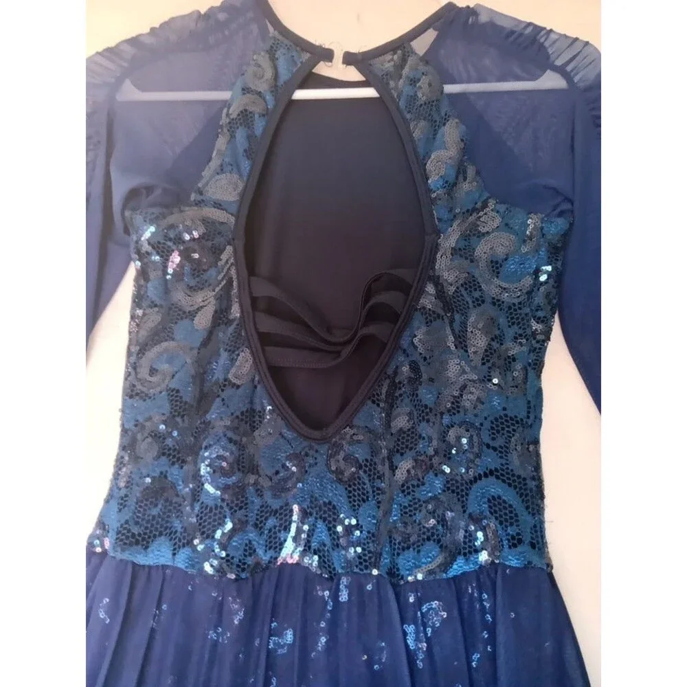 CURTAIN CALL ICE SKATING BATON TWIRLING COSTUME DANCE COMPETION AME CHILD/ADULT
